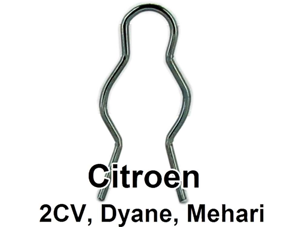 Citroen-2CV - Throttle control cable fixing clip at the carburetor. When you shifted this clip, you can 