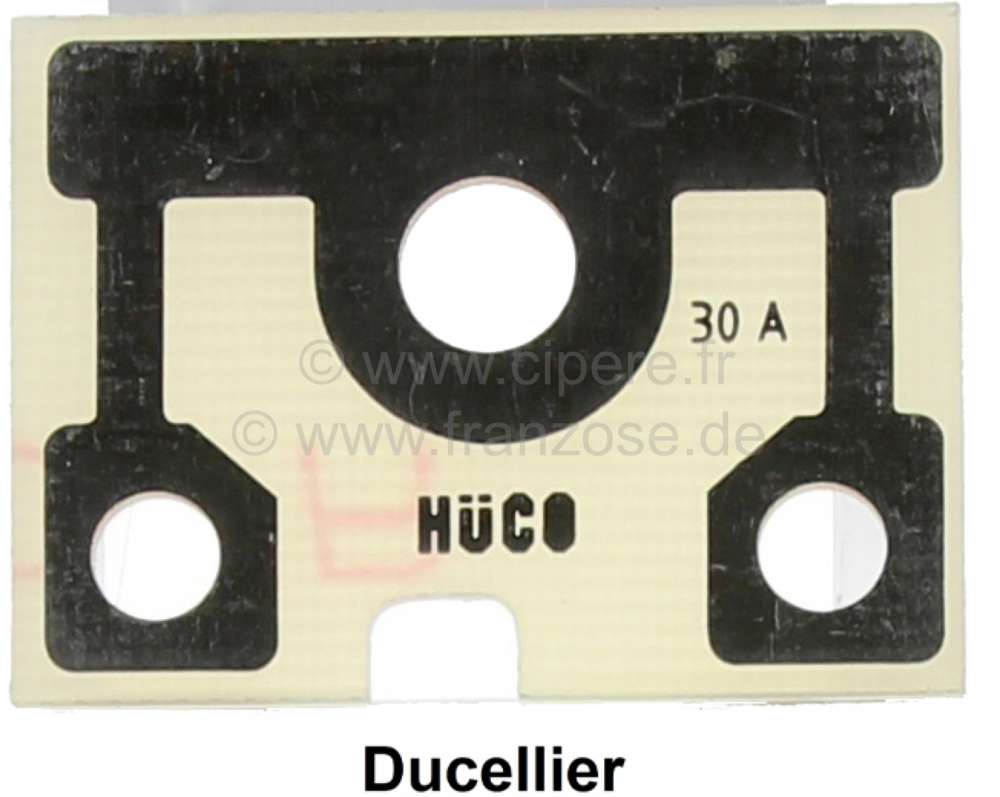Citroen-2CV - Generator fuse, for Ducellier 12 V. Suitable for Citroen 2CV.