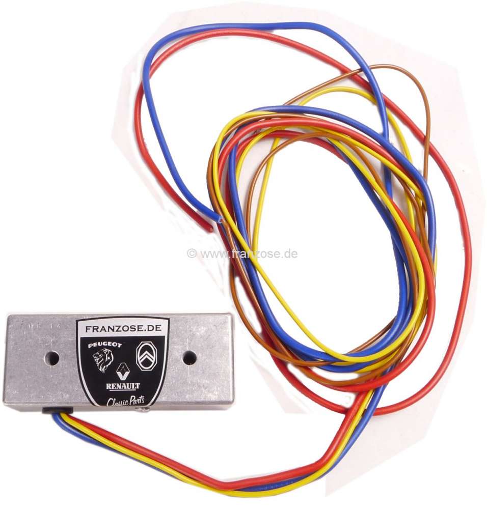 Citroen-2CV - Generators battery charging regulator (Direct current) 6 V. Positive + controlled. These e