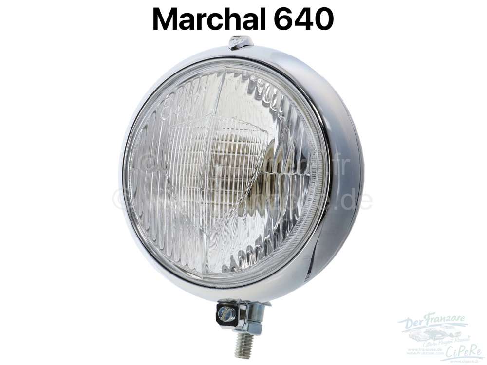 Citroen-2CV - Auxiliary headlight: Fog headlight small, type Marchal 640. Optically like original. Unive