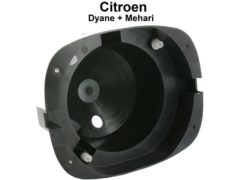 Citroen-2CV - Headlight pot Dyane/Mehari,  made of plastic, fits left or right.