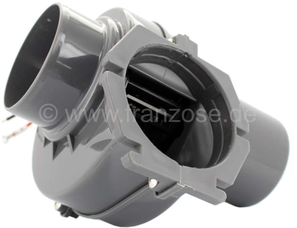Citroen-2CV - Heating air fan in snail form. By the design a larger air orifice is possible. For convers