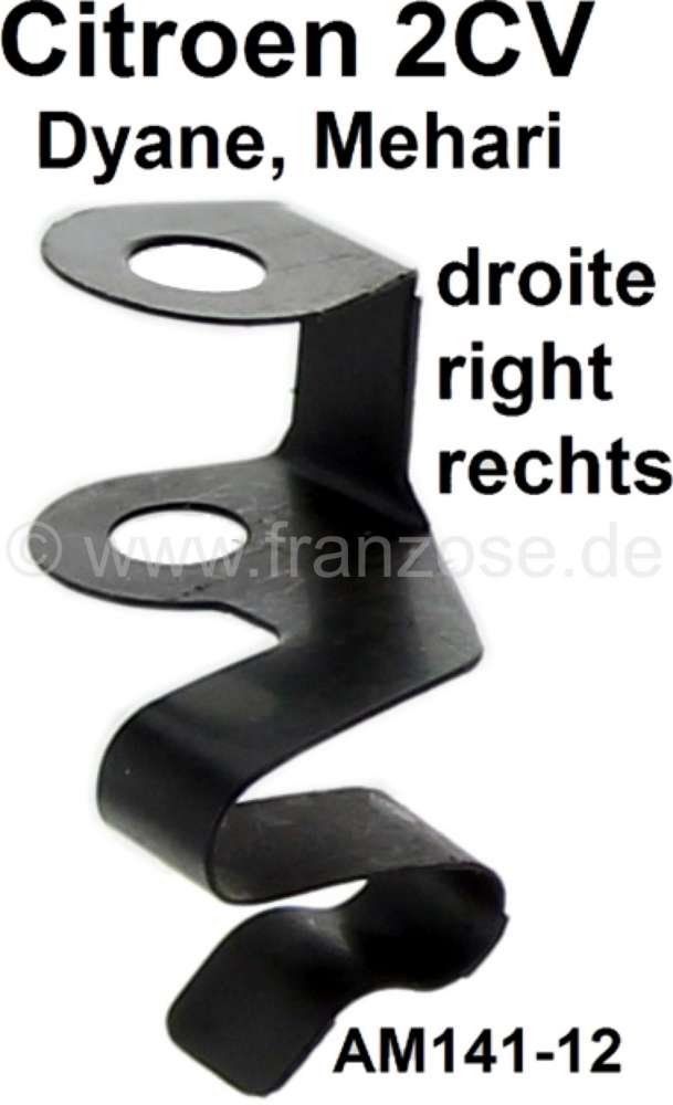 Sonstige-Citroen - Clip heater cable on the right, securement on the heat exchanger. (wide clip). Reproductio