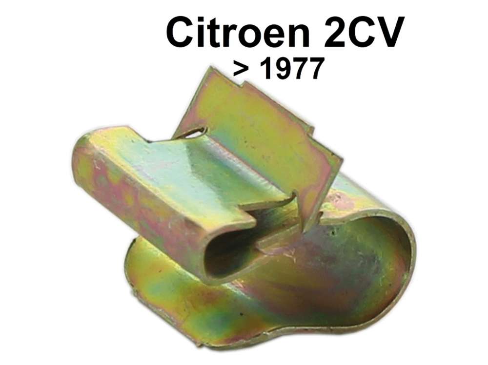 Citroen-2CV - Clip for the securement heater cable at the heat exchanger. Suitable for Citroen 2CV, old 