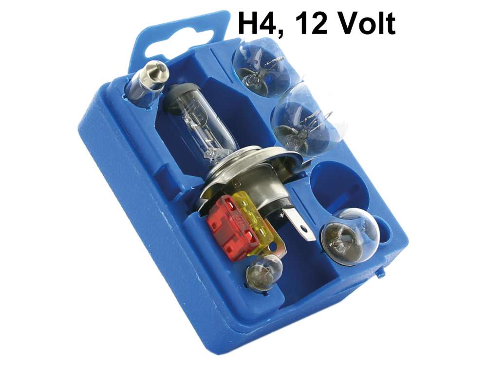 Renault - Box of spare bulbs H4, 12 Volt