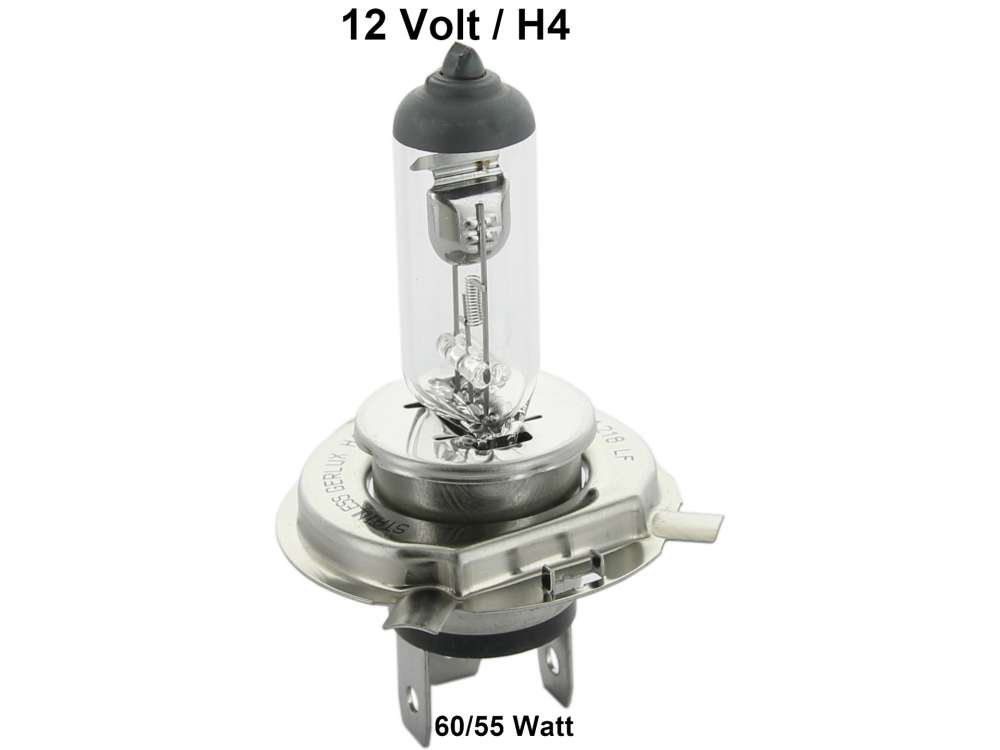 Citroen-DS-11CV-HY - H4 bulb, 60/55W, 12V