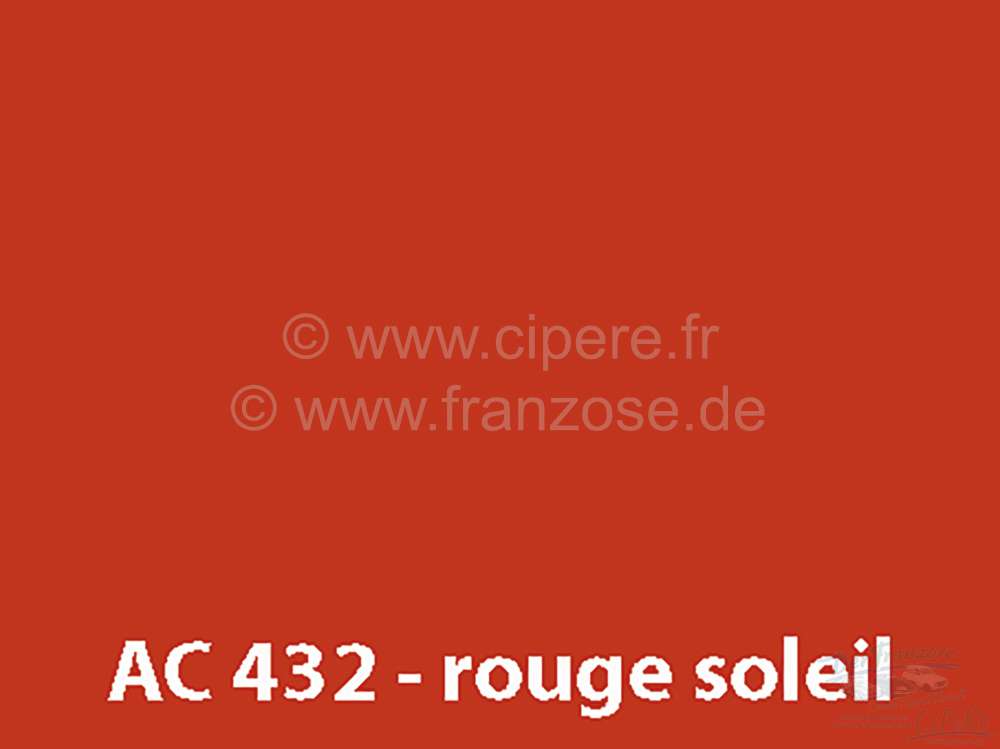 Citroen-2CV - Lacquer 1000ml / AC 432 / Rouge Soleil v