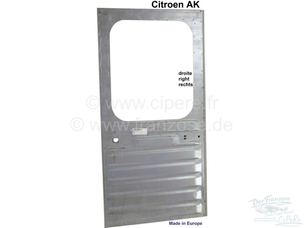 Citroen-2CV - AK400, tail gate on the right, reproduction. Suitable for Citroen AK400. The door is elect