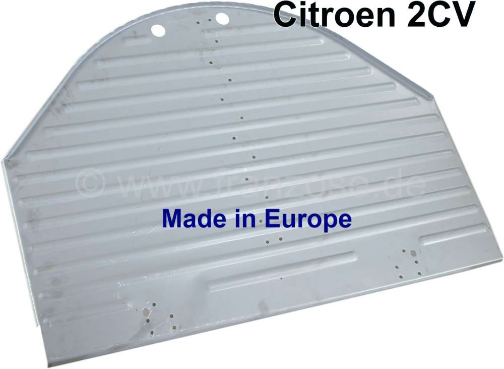 Renault - 2CV, Luggage compartment sheet metal solo for Citroen 2CV. It is a very good reproduction,