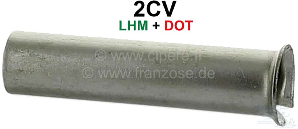 Citroen-2CV - Master brake cylinder metal sleeve, for the connector in the engine front wall. Suitable f