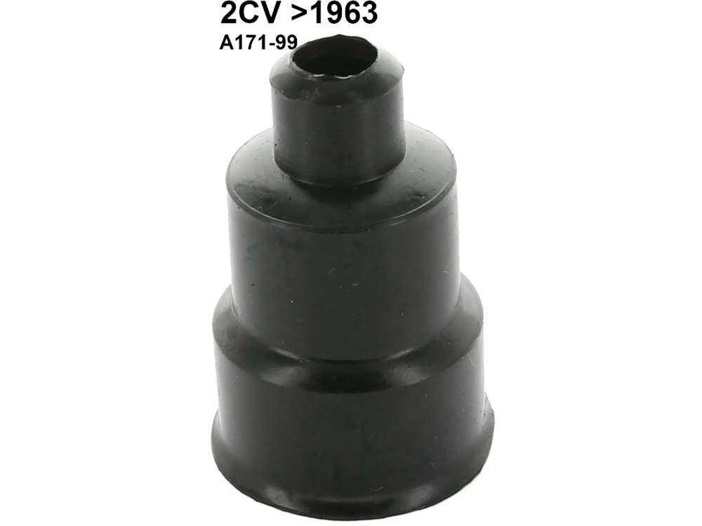 Citroen-2CV - Oil filler neck rubber cap, suitable for Citroen 2CV (12HP), to year of construction 1963.