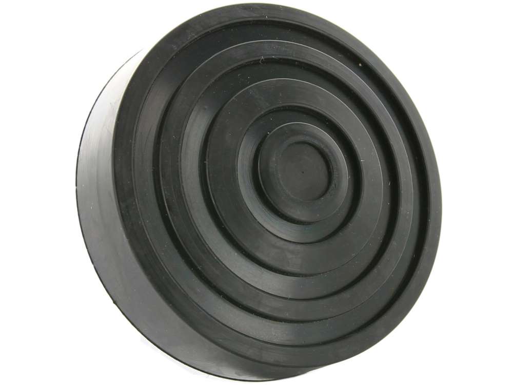 Citroen-2CV - Pedal rubber round, for Citroen 2CV with standing pedals. (55mm mounting)