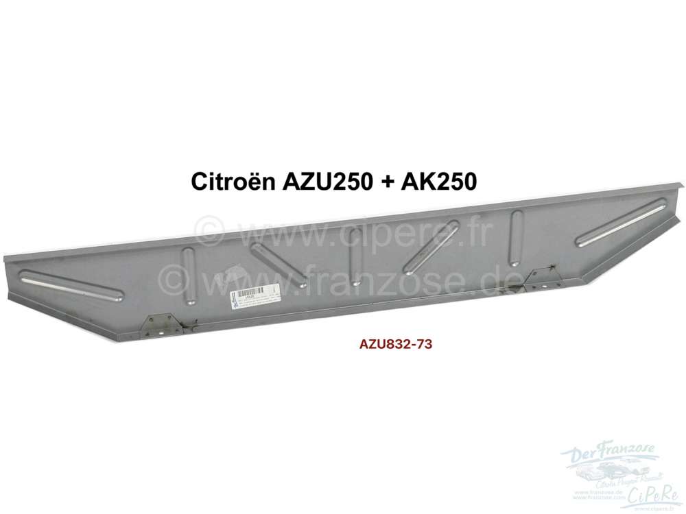 Citroen-2CV - AZU, transverse reinforcement rear, under the box body, for Citroen AZU. Or.Nr. AZU832-73