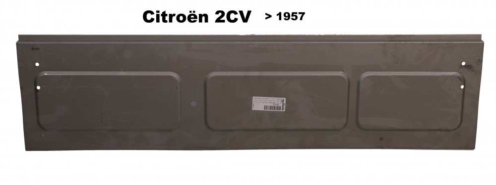 Citroen-2CV - 2CV old, rear panel first version (with 3 partitions in the sheet metal). Suitable for Cit