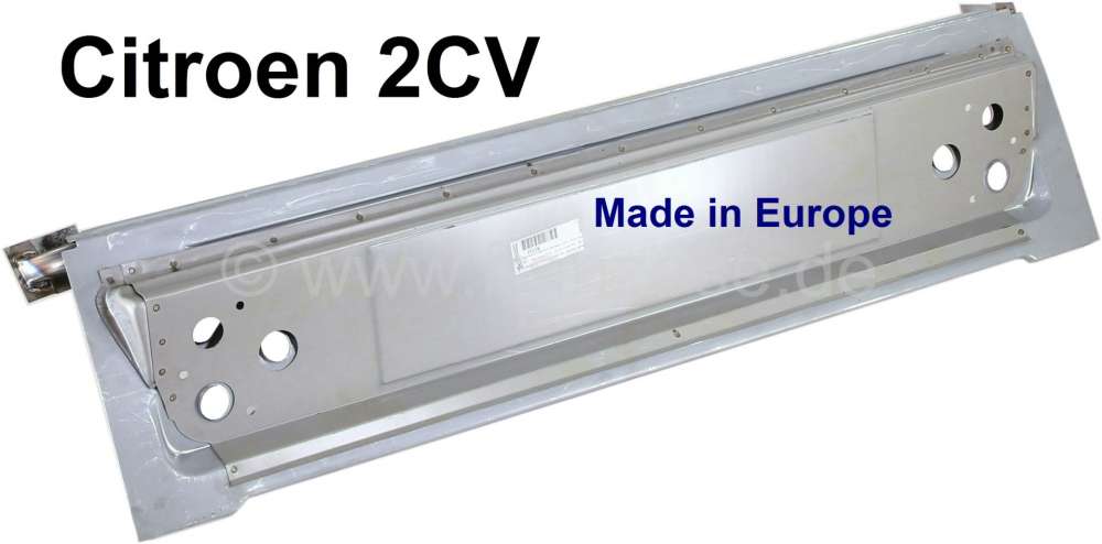 Citroen-DS-11CV-HY - 2CV, Rear end panel for Citroen 2CV. Optically like original. The rear end panel is amplif