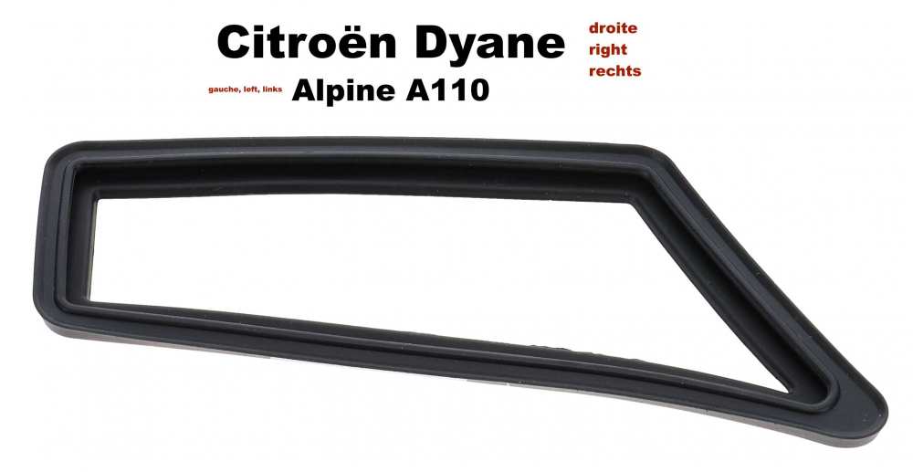 Peugeot - Front right indicator cap seal. Suitable for Citroen Dyane, ACDY. Renault Alpine A110 left