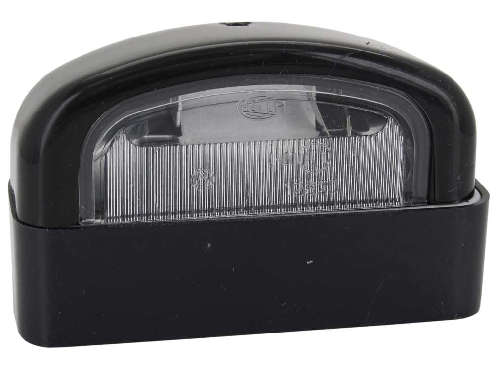 Peugeot - License plate light, with black housing. Suitable for Citroen AK, AZU, ACDY, HY, DS BREAK.
