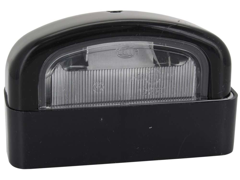 Citroen-2CV - License plate light, with black housing. Suitable for Citroen AK, AZU, ACDY, HY, DS BREAK.