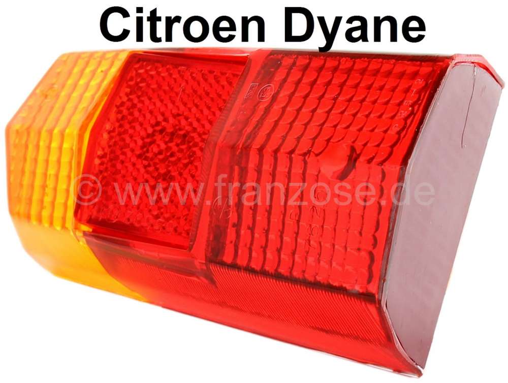 Citroen-2CV - Taillight cap, suitable for Citroen Dyane. Fitting on the left of or on the right, without