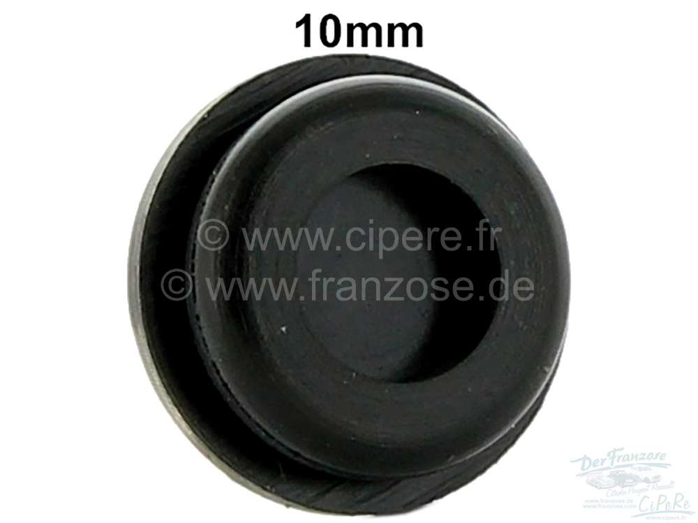 Renault - rubber plug, 100 to close e.g. drillings for cavity sealings. For sheet metals to 2mm stre