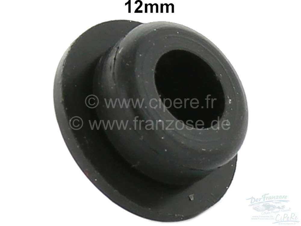 Citroen-DS-11CV-HY - rubber plug, 12mm to close e.G. drillings for cavity sealings. For sheet metals to 2mm str