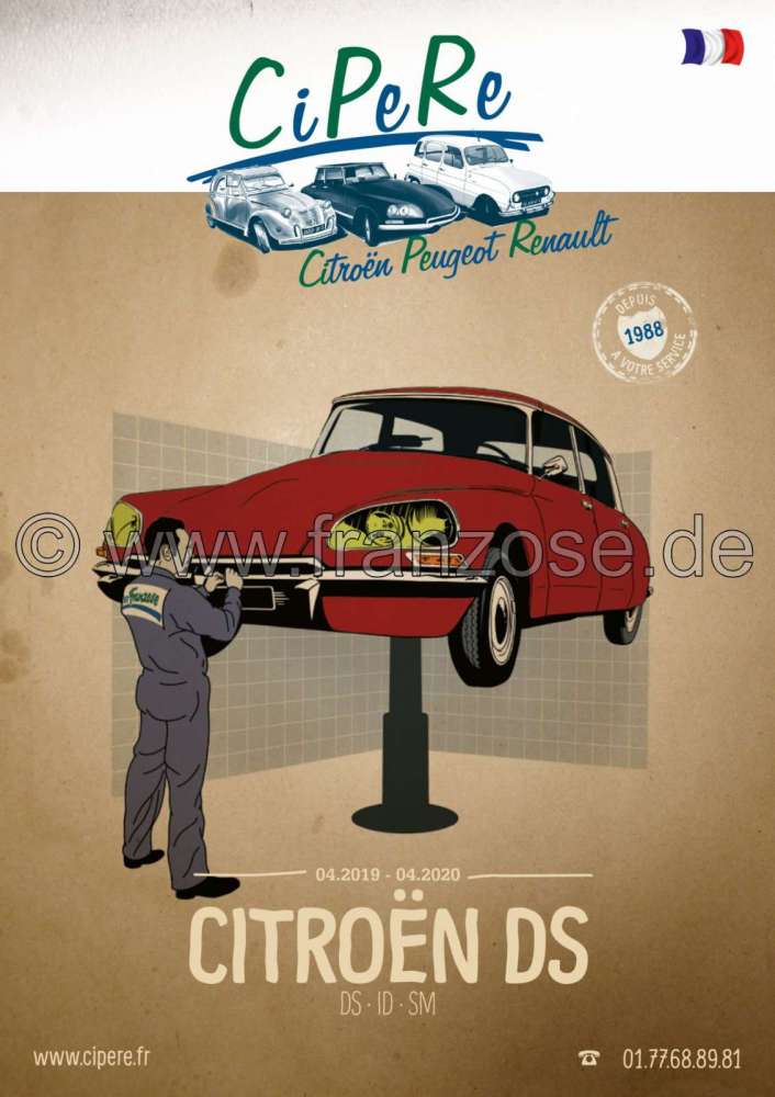 Peugeot - DS catalogue Retro Future 1. French! 400 pages! Complete catalog Cipere with illustrations