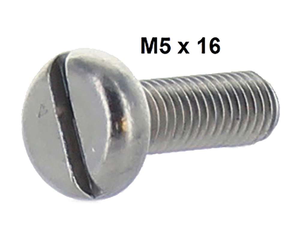 Alle - Fender rear, screw from high-grade steel (round head M5x16).