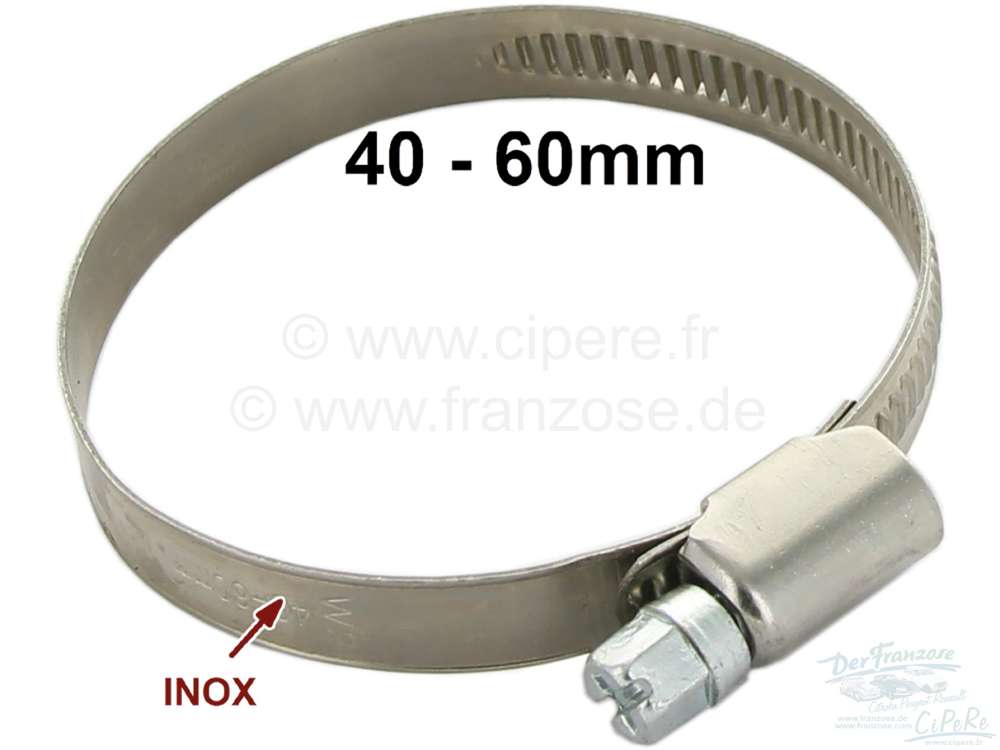Citroen-2CV - hose clamp for 40-60mm.