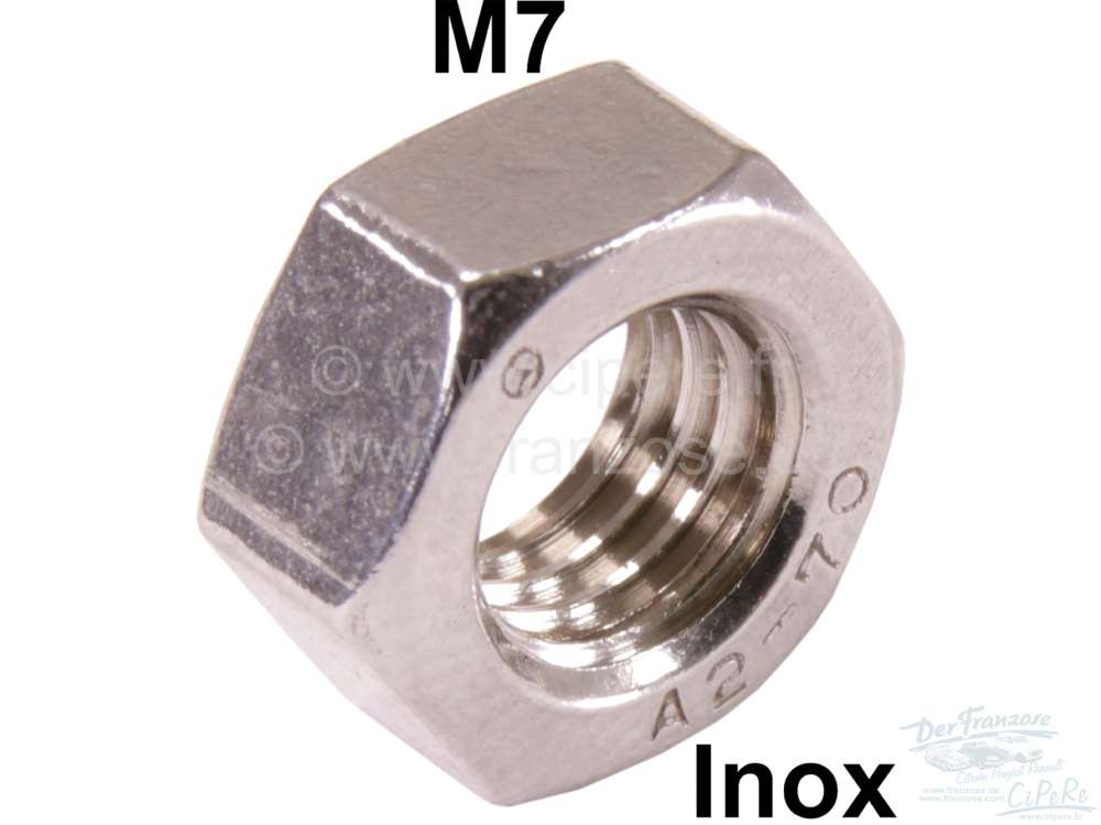 Citroen-2CV - Nut, high-grade steel, M7