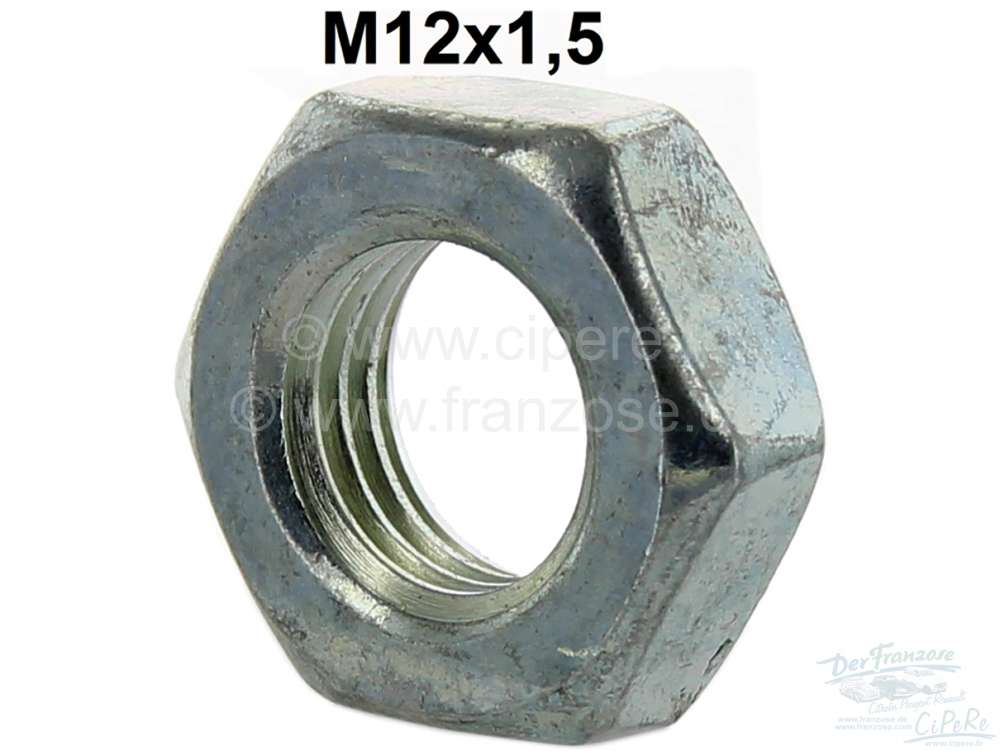 Sonstige-Citroen - Nut M12x1,5. Flat design. For fastening brake hoses.