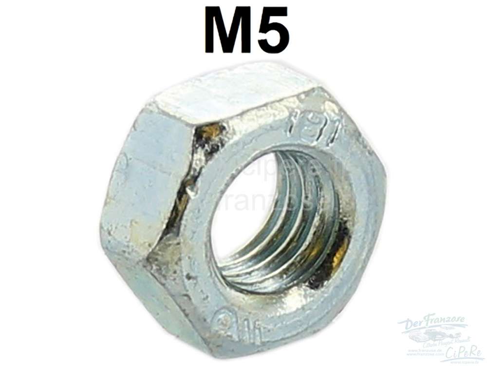 Peugeot - Nut M5, galvanized