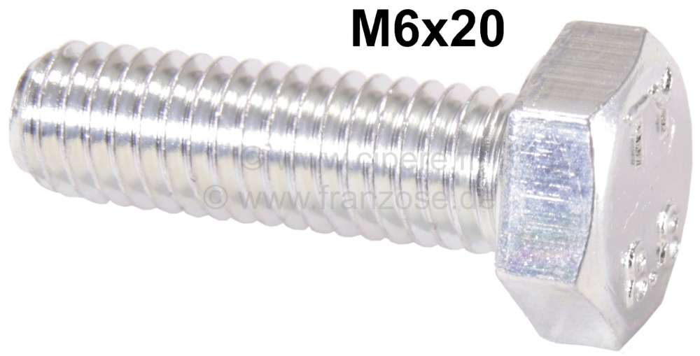 Alle - Screw M6x20, galvanized