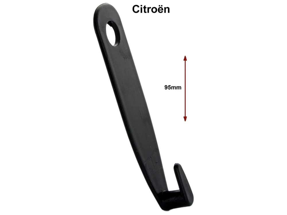 Citroen-2CV - Safety belt handle, narrowly and long (from synthetic). Suitable for Citroen 2CV, Dyane, A