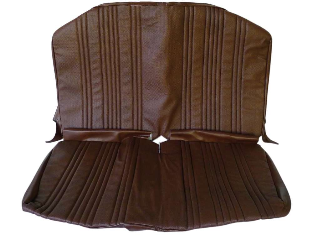 Citroen-2CV - AMI8, seat cover in front, from vinyl. Color: brown. Suitable for Citroen AMI8.