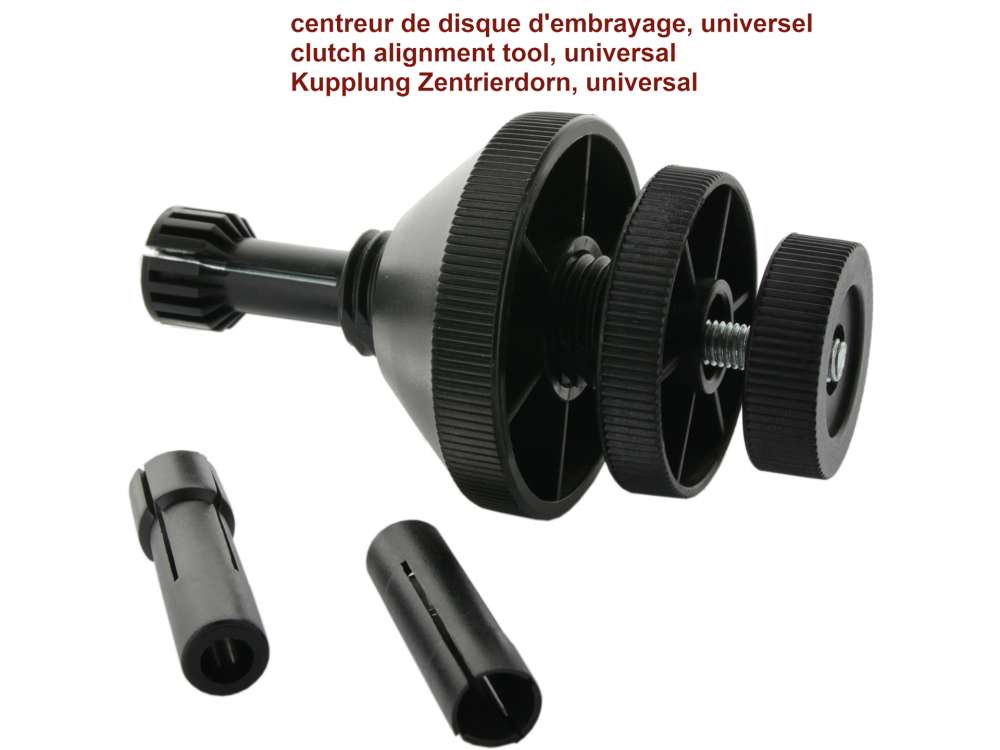 Peugeot - Clutch Alignment Tool, Universal. For single plate clutches. Suitable for flywheels with o
