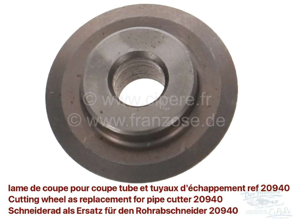 Citroen-DS-11CV-HY - Exhaust pipe cutter: Cutting wheel as replacement for pipe cutter 20940