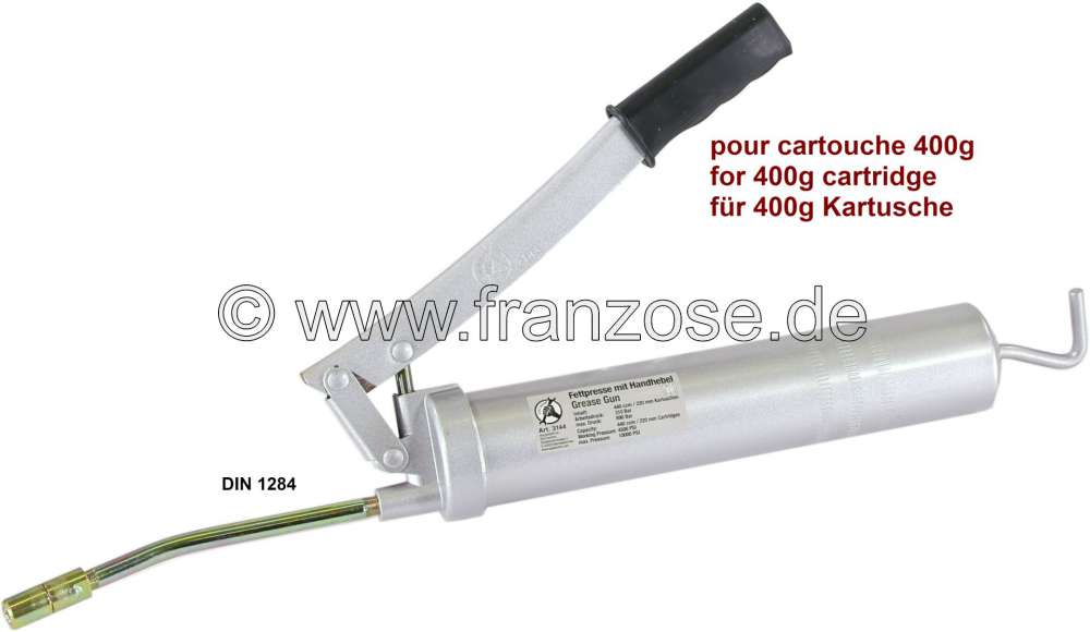 Peugeot - Grease gun, for lubricating grease cartridge. Hobby quality!