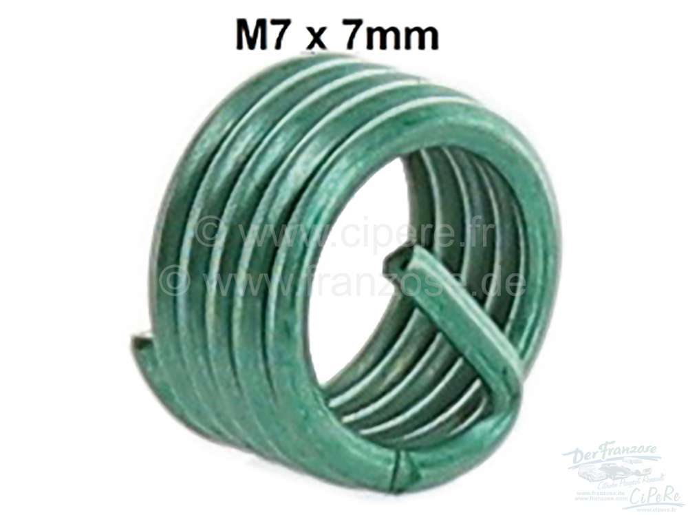 Citroen-DS-11CV-HY - Heli coil application M7. Length: 7,0mm (Thread repair)