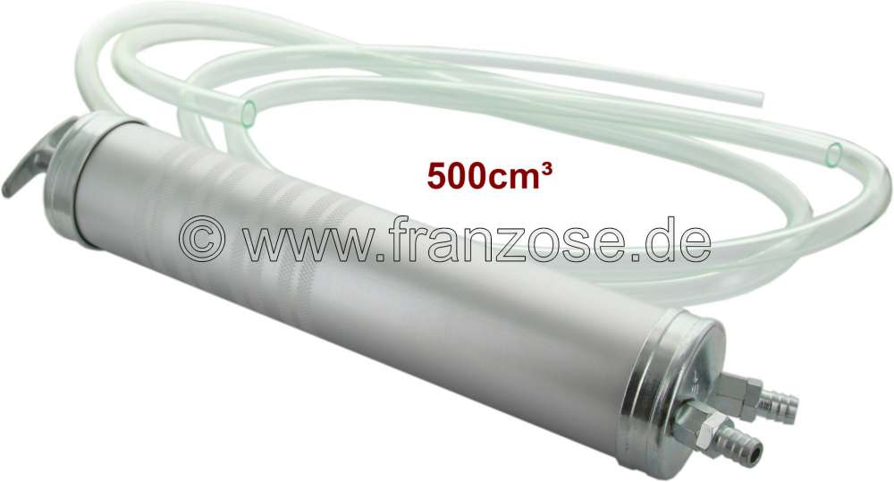Sonstige-Citroen - Transfer pump metal version, inclusive 2 hoses for drawing in and  running off, 500ccm. Ap