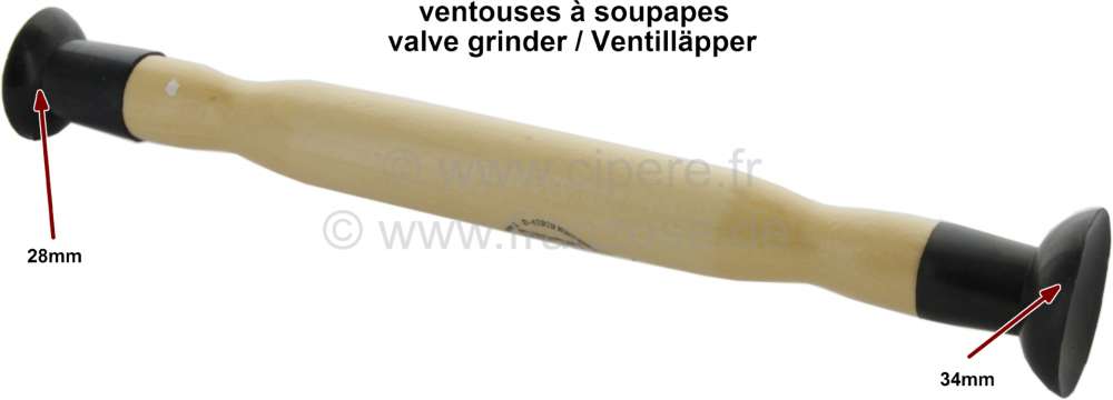 Renault - Valve grinder suction cup. 1x 28+34mm