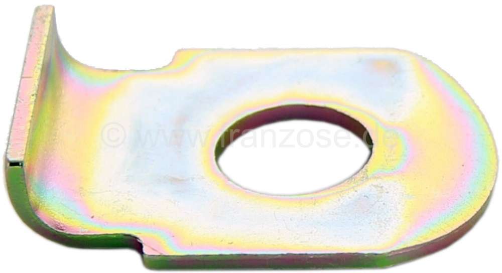 Renault - Front axle sliding sheet metal, safety sheet. (Sliding sheet metal on the steering unit). 