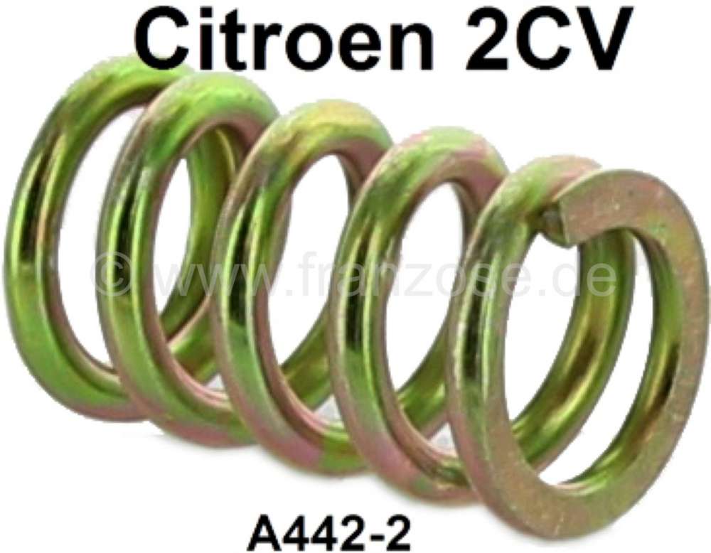 Citroen-2CV - Spring for gear racks thrust piece (in the steering gear). Suitable for Citroen 2CV. Or.Nr