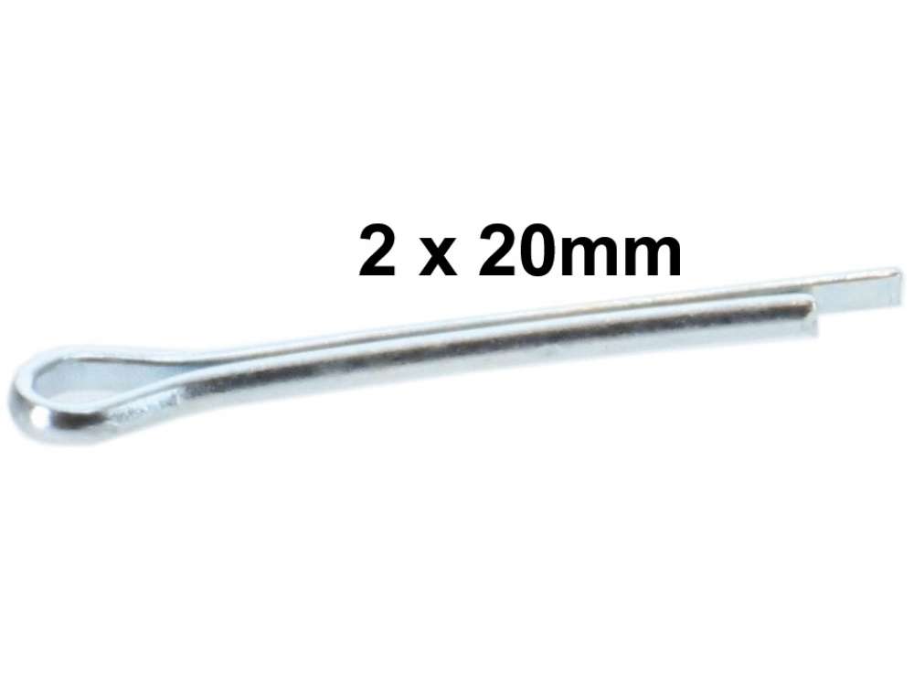 Citroen-2CV - Split pin small, for the tie rod end nut + radius arm bearing. Suitable for Citroen 2CV. M