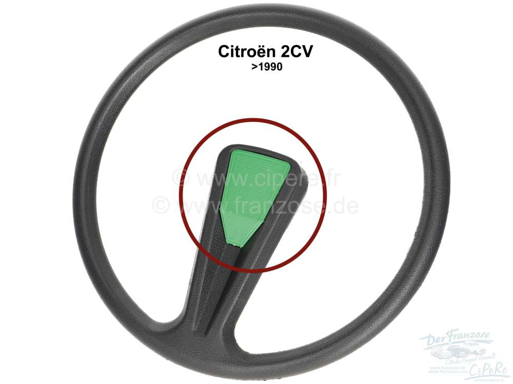 Alle - Steering wheel hub cover from synthetic (like original), for 1 spoke steering wheel. Colou