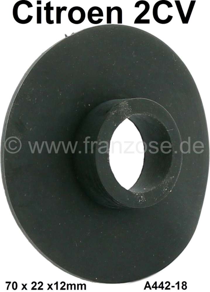 Alle - Steering column sealing rubber down on the pedal base. Suitable for Citroen 2CV, with meta