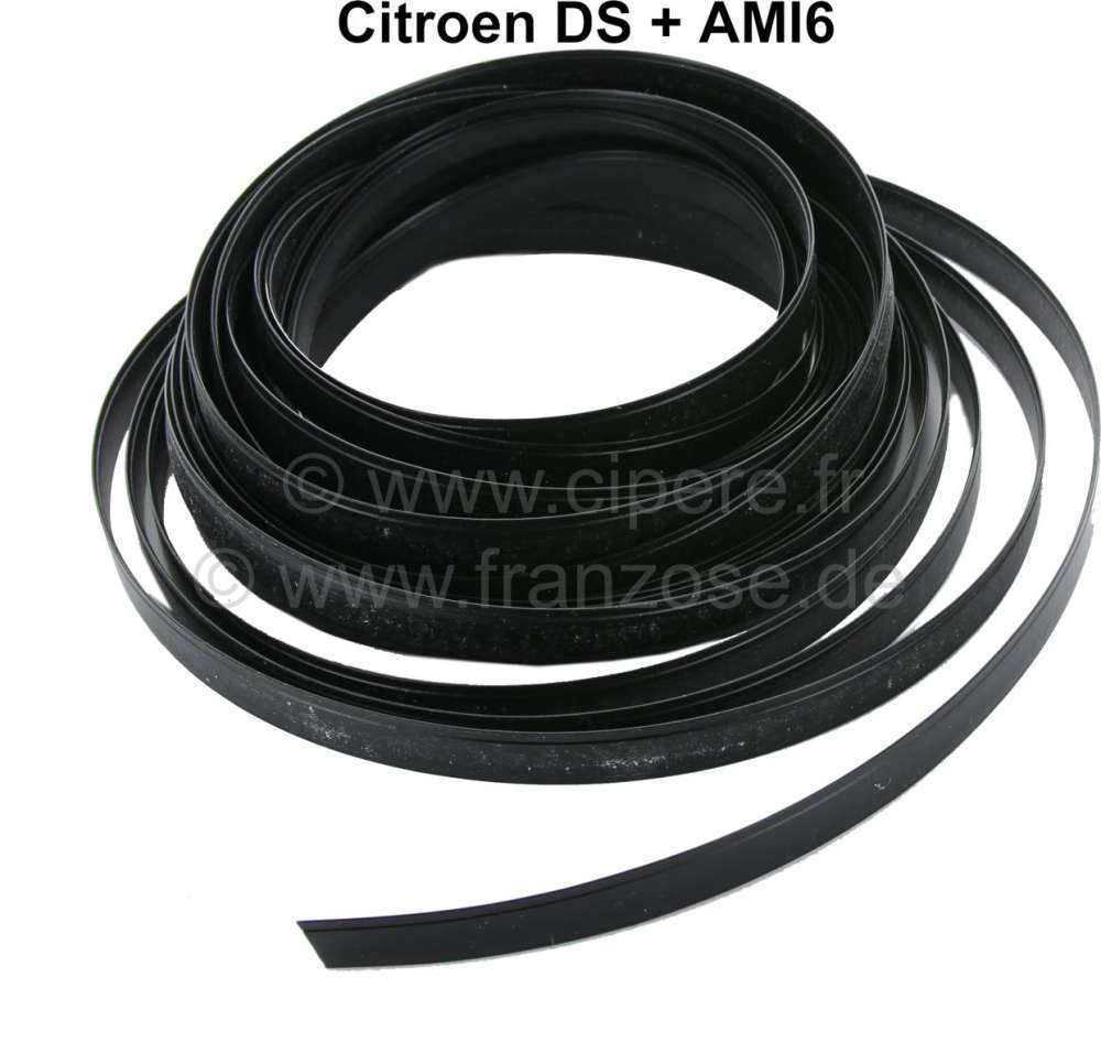 Citroen-DS-11CV-HY - Steering wheel taping strap black. Suitable for Citroen DS, to year of construction 1970. 
