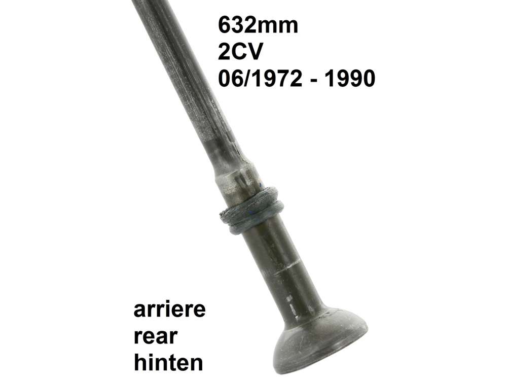 Citroen-2CV - Suspension pot hinged tie bar long. (632mm, for the rear axle). Suitable for 2CV starting 