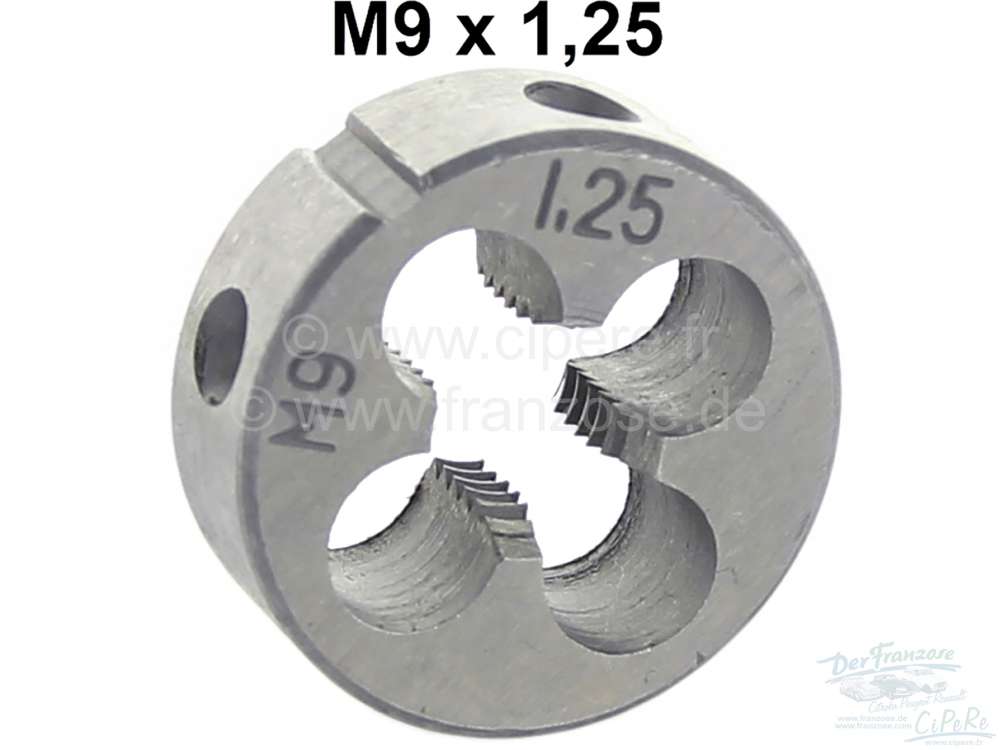 Renault - M9 x 1,25 male thread cutter (die nut M9x1,25)