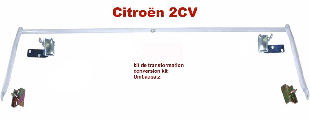 Citroen-DS-11CV-HY - 2CV, conversion kit, in order to convert soft top hoods from outside closing to inside clo