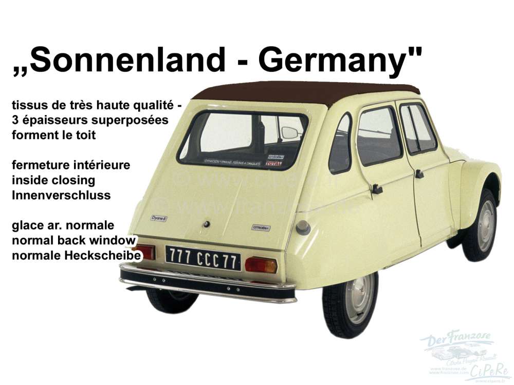 Citroen-2CV - Dyane, soft top 